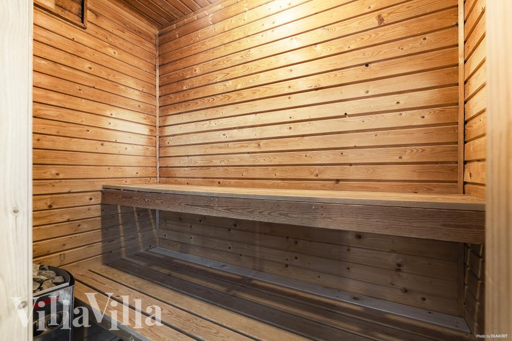 Genießen Sie die heiße Sauna im Luxusferienhaus Nr. 974 für 8 Personen