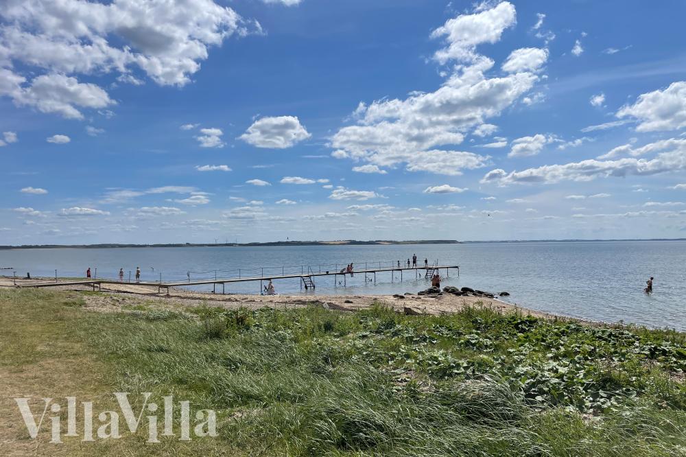 Der Strand in der Nähe von Luxusferienhaus Nr. 988.
