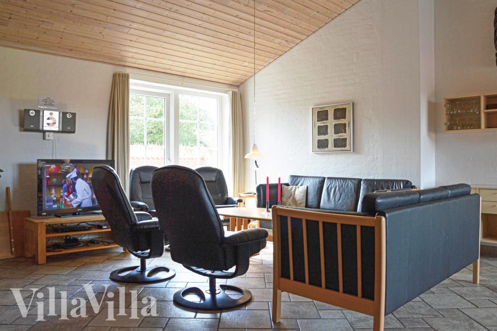 Das Wohnzimmer im Luxusferienhaus Nr. 989.