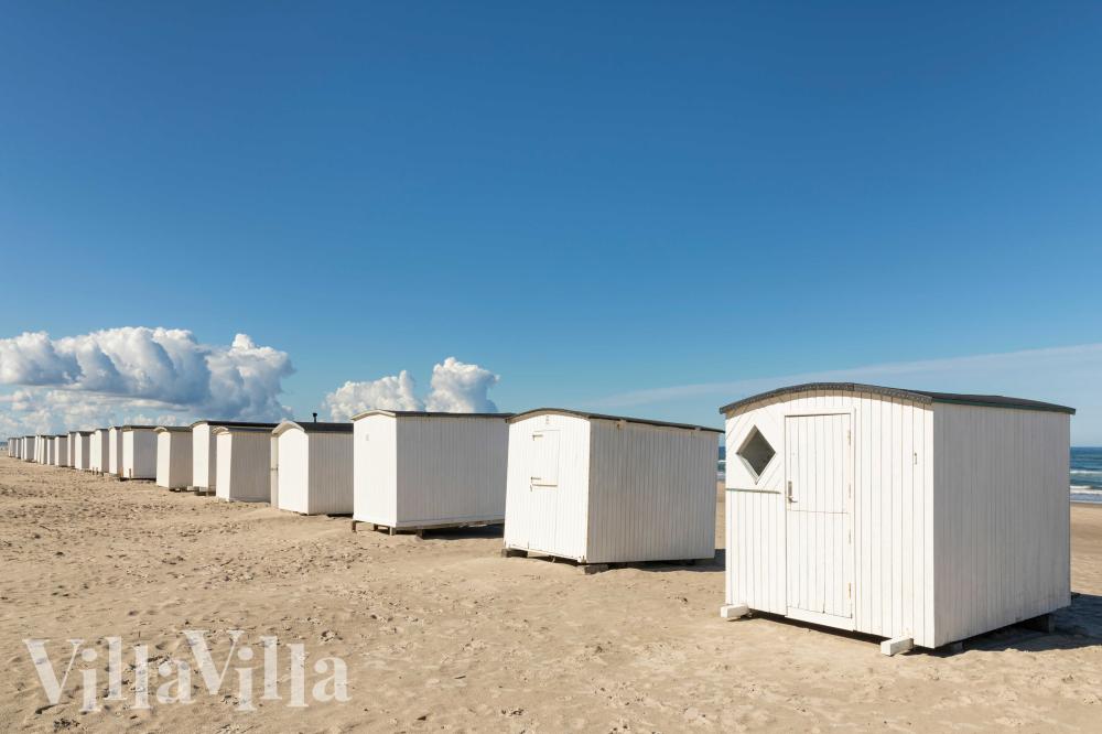 Der Strand in der Nähe von Luxusferienhaus Nr. 990.