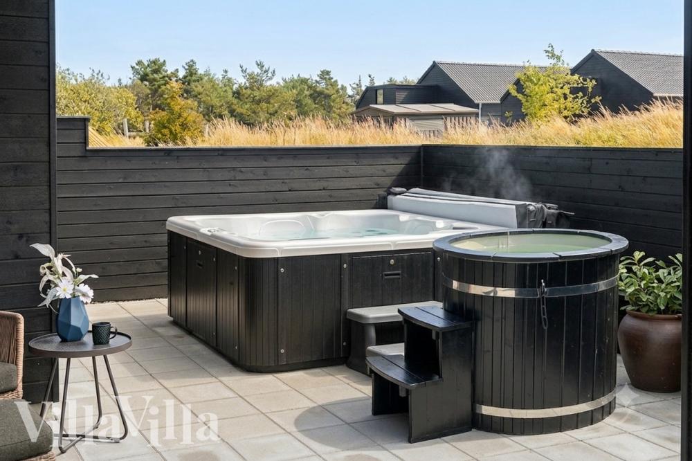 Genießen Sie den warmen Whirlpool im Luxusferienhaus Nr. 972 in Nordjütland