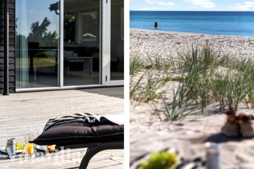 Der Strand in der Nähe von Luxusferienhaus Nr. 969.
