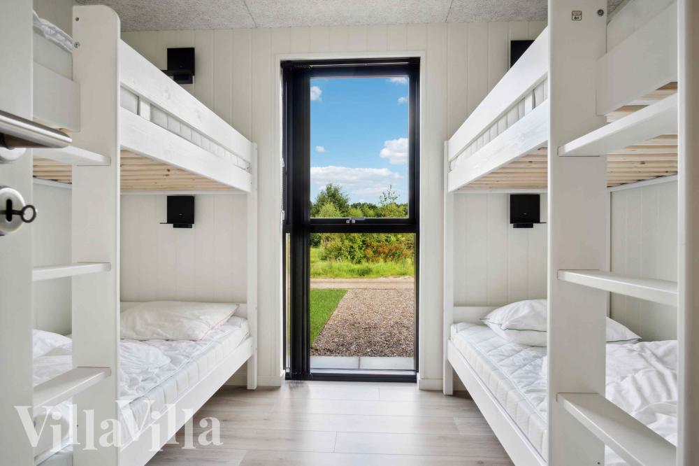 Schlafzimmer im Luxusferienhaus Nr. 1002 in Ostjütland