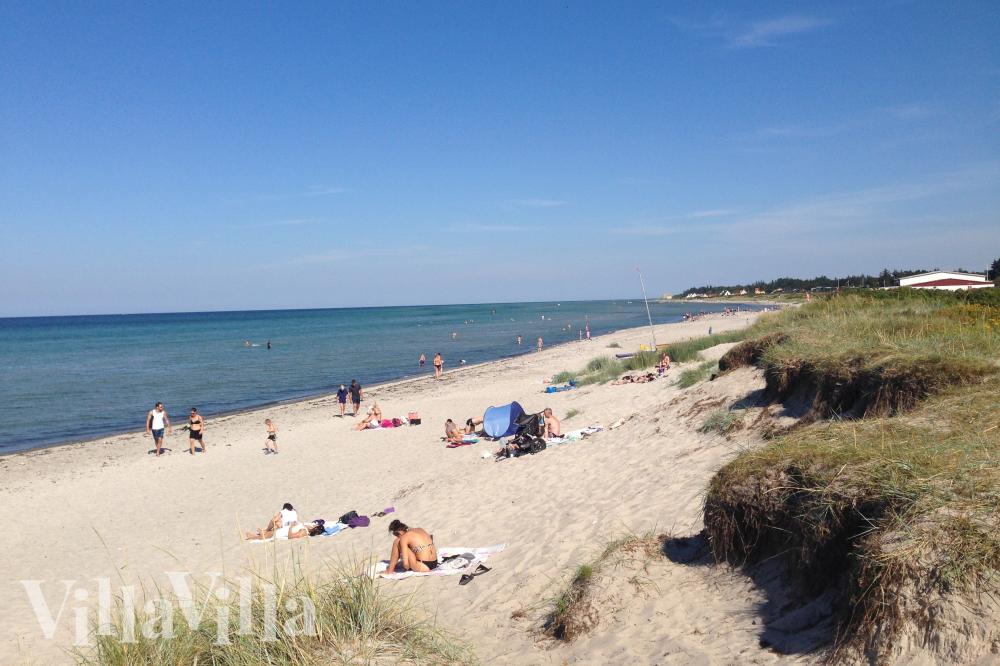 Der Strand in der Nähe von Luxusferienhaus Nr. 1002.