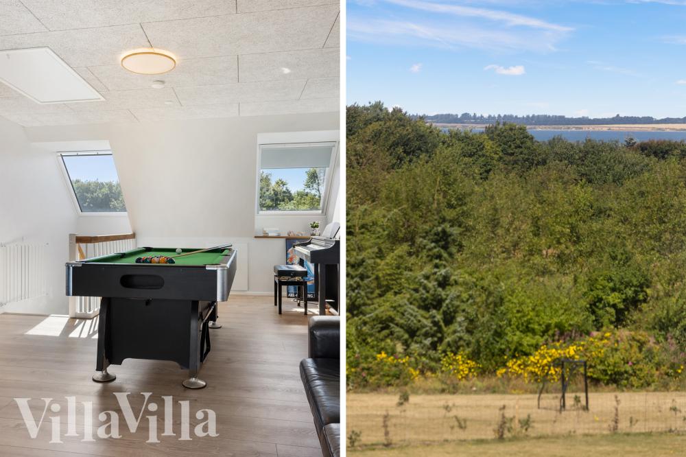 Das Luxusferienhaus 981 für 14 Personen hat einen großen Aktivitätsraum mit u. a. Billard und Darts