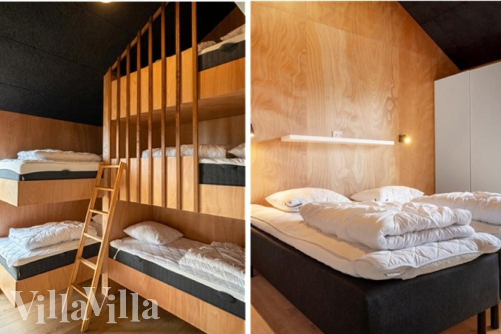 Eines der 8 Schlafzimmer im Luxusferienhaus Nr. 995
