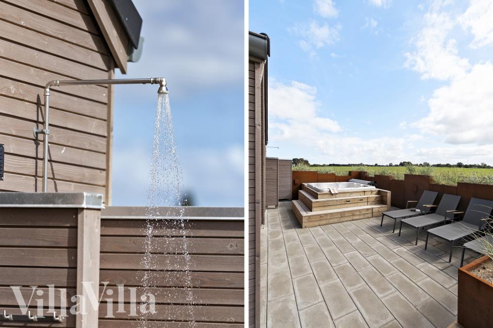 Das Luxusferienhaus Nr. 917 bietet u. a. einen tollen Whirlpool