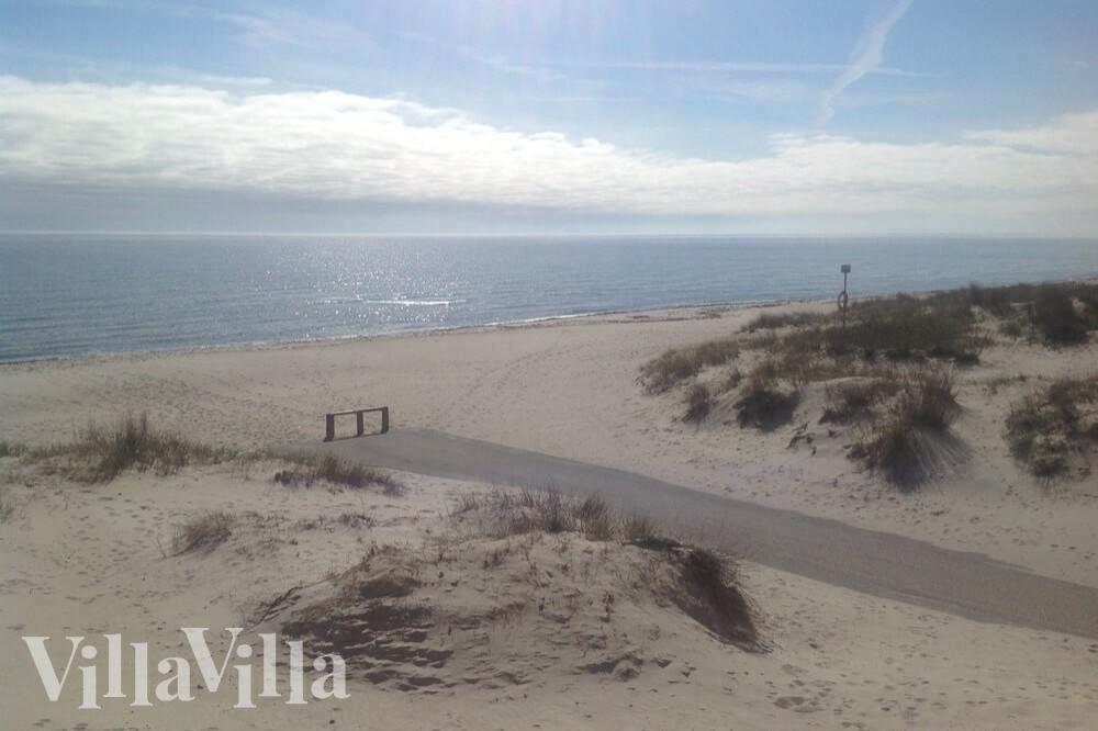 Der herrliche Strand in der Nähe von Luxusferienhaus Nr. 469 bei Lolland/Falster/Mön.