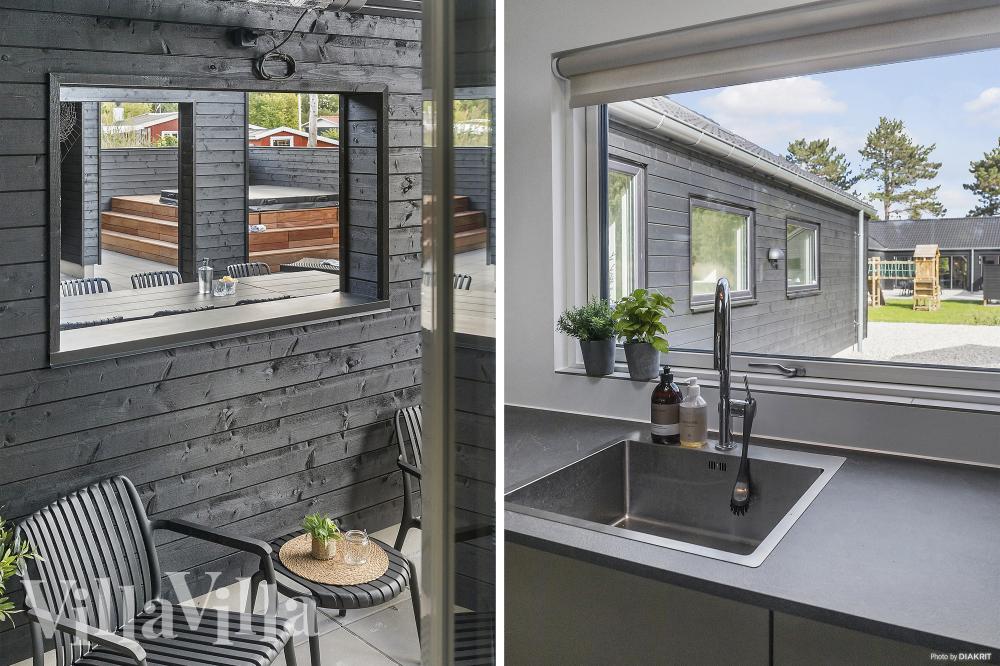 Auf der Terrasse des Ferienhauses Nr. 960 ist Platz für 18 Personen.