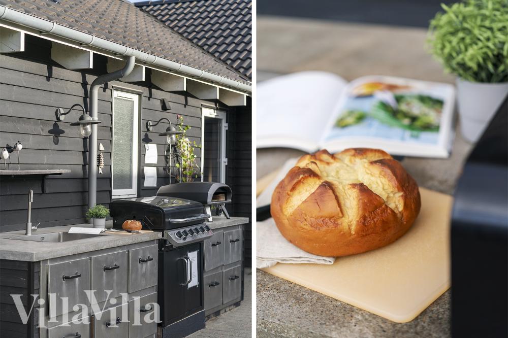Genießen Sie einen Grillabend auf der Terrasse des Luxusferienhauses Nr. 293 in Westjütland