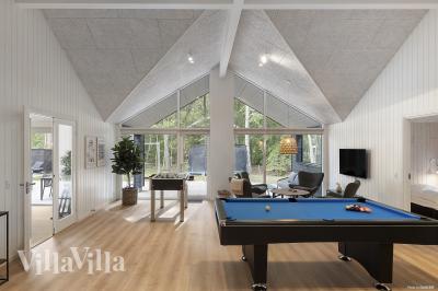Neben den vielen schönen Stunden, die man im Poolbereich des Hauses verbringen kann, bietet das Luxusferienhaus 973 auch Spielevergnügen bei Billard/Tischtennis und Darts