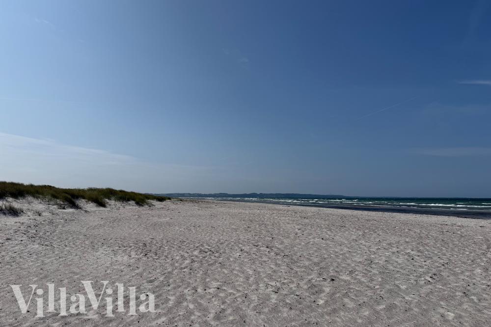 Der herrliche Strand in der Nähe von Luxusferienhaus Nr. 1016 bei Lolland/Falster/Mön.