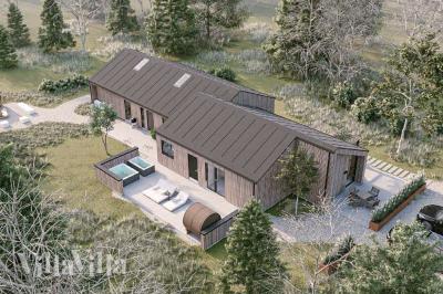 Dieses schöne Poolhaus Nr. 1017 mit Platz für 16 Personen liegt in Ostjütland