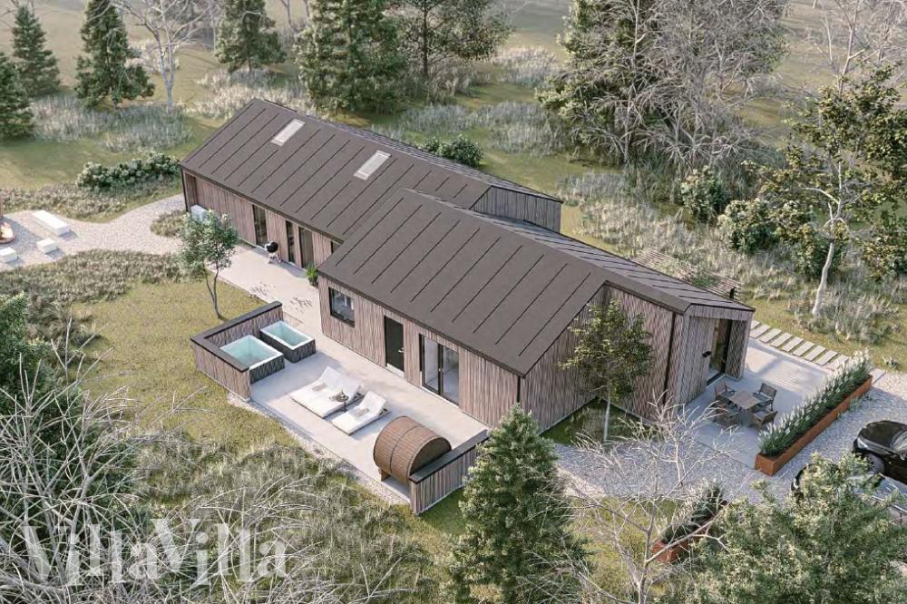 Dieses schöne Poolhaus Nr. 1017 mit Platz für 16 Personen liegt in Ostjütland