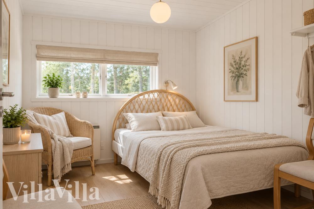 Eines der 6 Schlafzimmer im Luxusferienhaus Nr. 1010